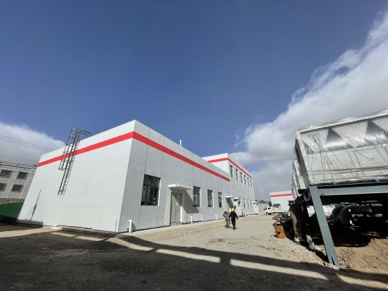 圖為大唐興海清潔能源有限公司子科灘鎮、河卡鎮項目建成開(kāi)始供熱。曹有山 攝